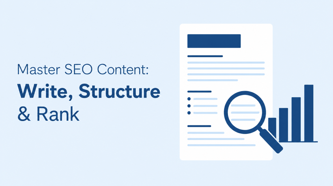 Master SEO Content: Write, Structure & Rank
