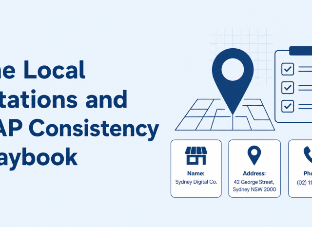 The Local Citations and NAP Consistency Playbook