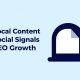 Local Content and Social Signals for SEO Growth Local Content and Social Signals for SEO Growth
