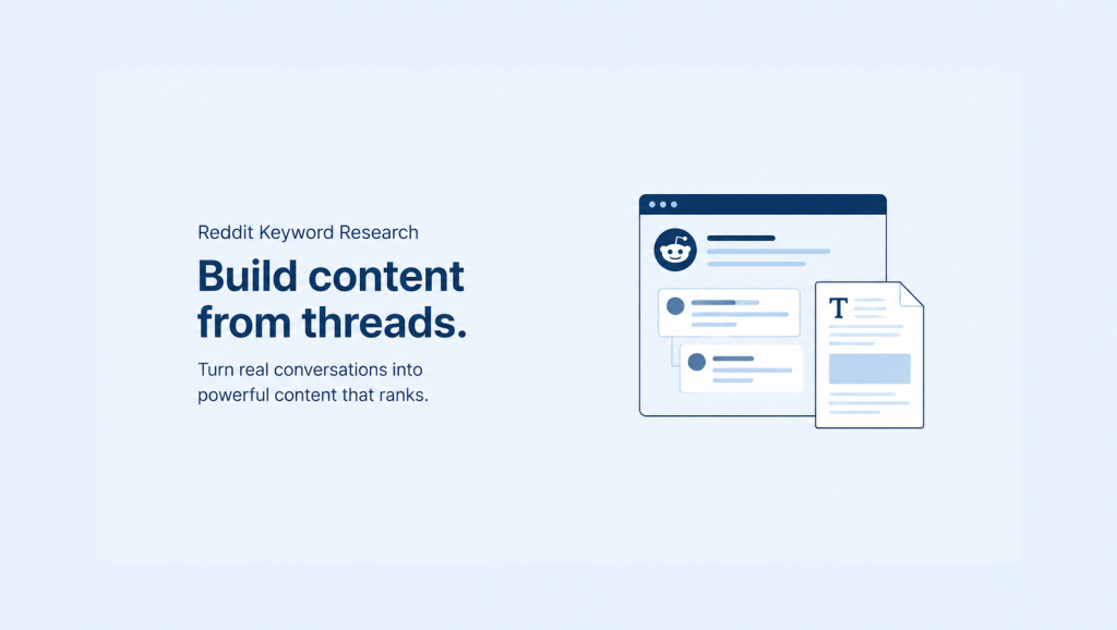 Build content from threads.