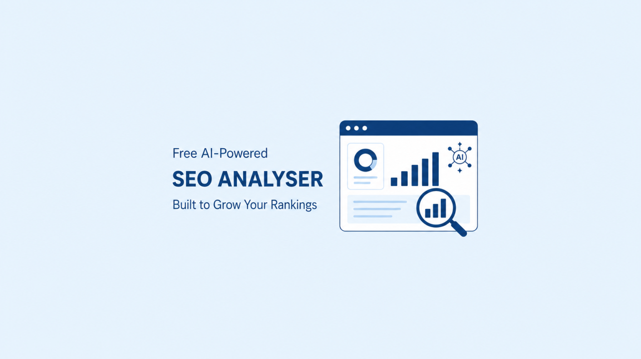 Free AI-Powered SEO ANALYSER Built to Grow Your Rankings Free AI-Powered SEO ANALYSER Built to Grow Your Rankings