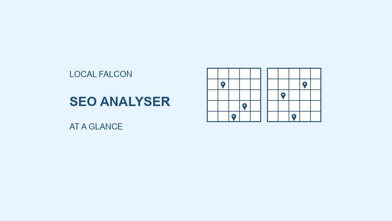 Geo-grid tracking comparison between Local Falcon and SEO Analyser