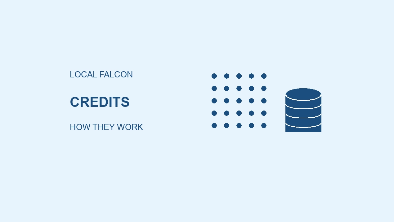Local Falcon credit usage for geo-grid scans