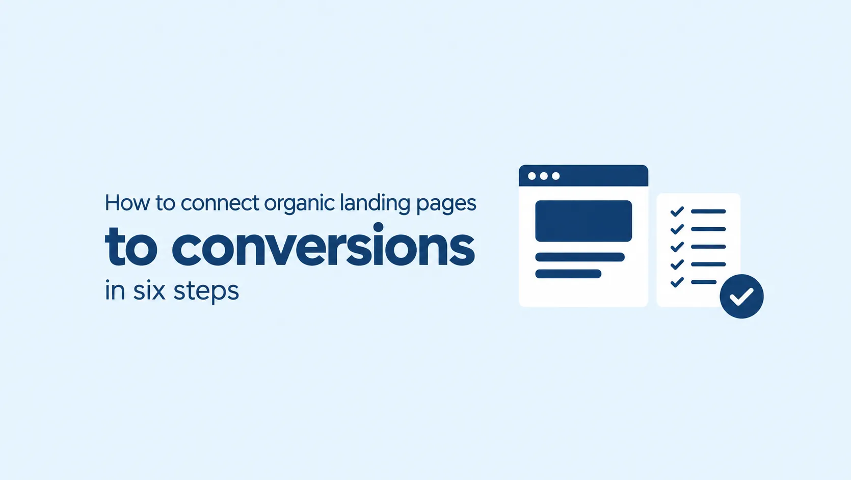 Connecting organic landing pages to conversions in GA4